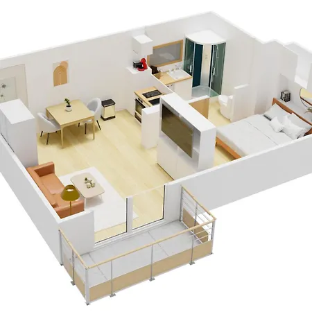 Apartmán Le Nid Setois Sète